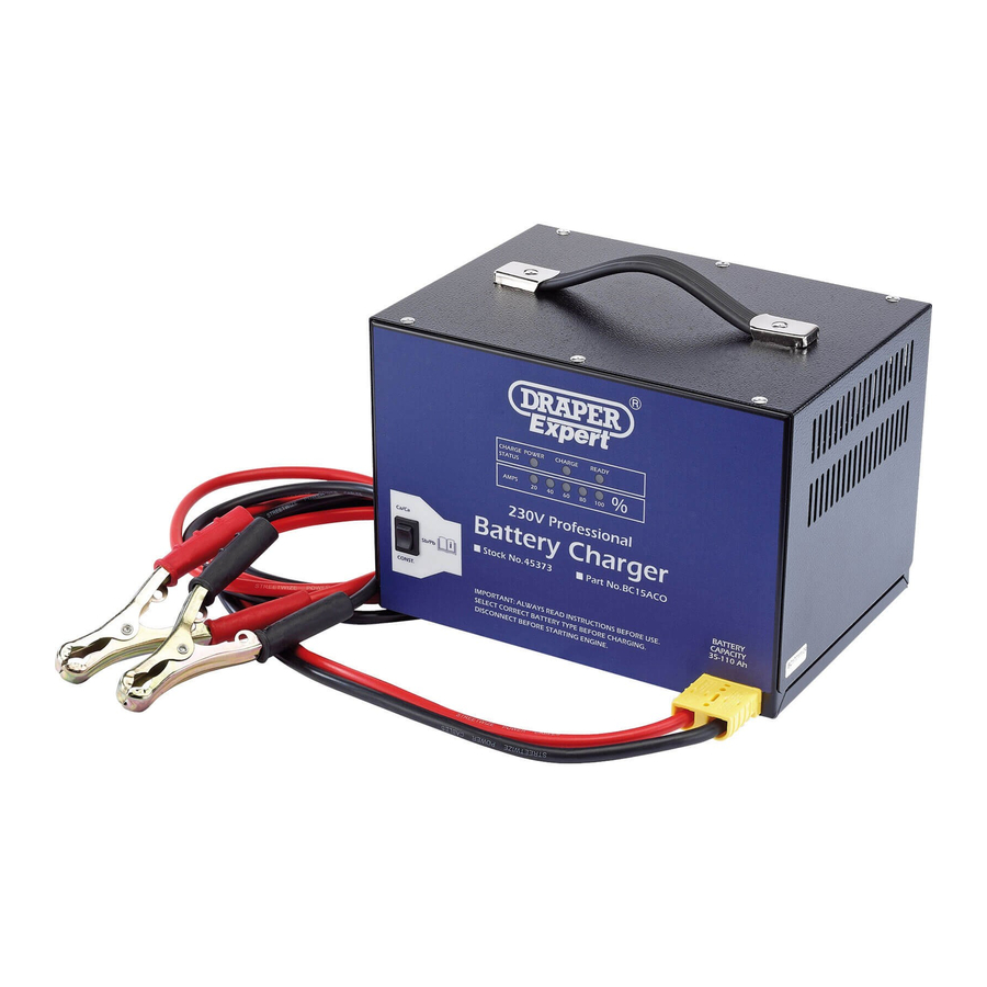 Draper BC15ACO Instructions Manual