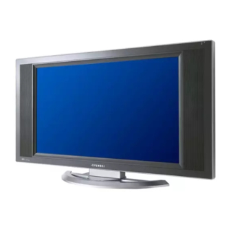 Hyundai HQL260WR LCD TV Set Manuals