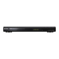 Sony DVP-SR150 Reference Manual