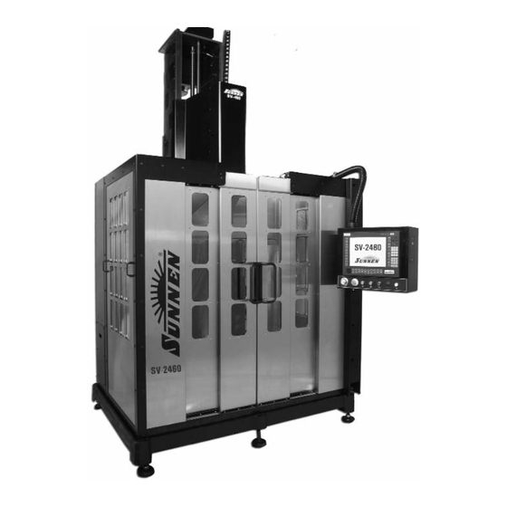Sunnen SV-2460 Installation, Setup And Operation Instructions