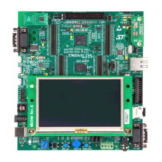 ST STM32429I-EVAL User Manual