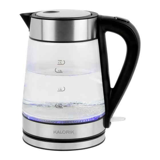 Kalorik JK 46670 SS Electric Kettle Manuals