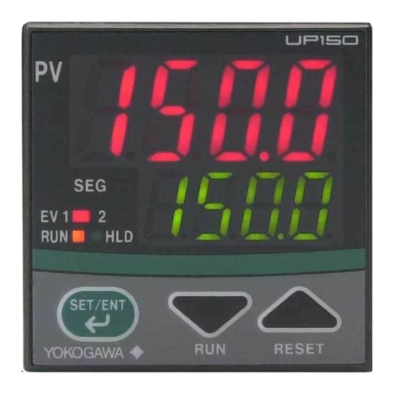 YOKOGAWA UP150 Instruction Manual