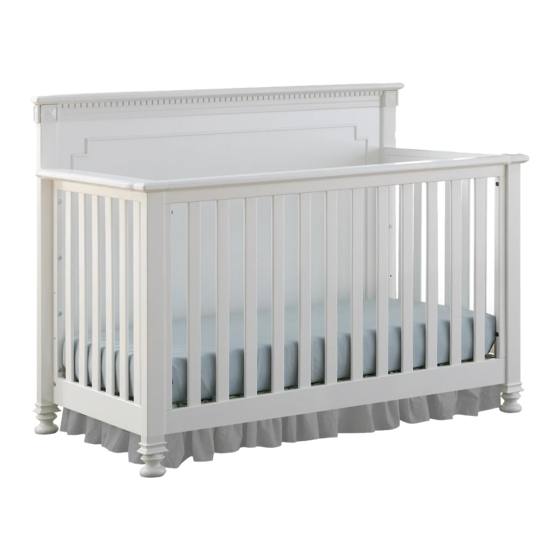 caramia furniture BELGIAN CONVERTIBLE CRIB Assembly Instructions Manual