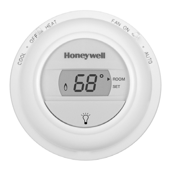 Honeywell THE DIGITAL ROUND T8775A Owner's Manual