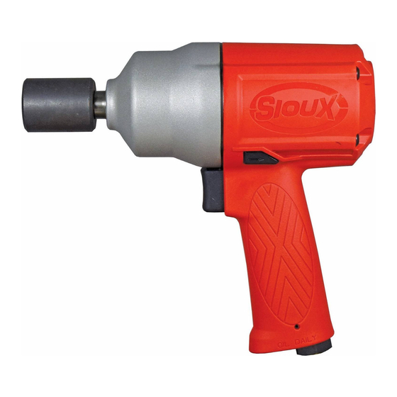 Sioux Tools IW500MP-4P3 Instructions-Parts List Manual