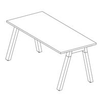 Epic Office Furniture Plantation Single Sided Desk Assembly Instructions Manual