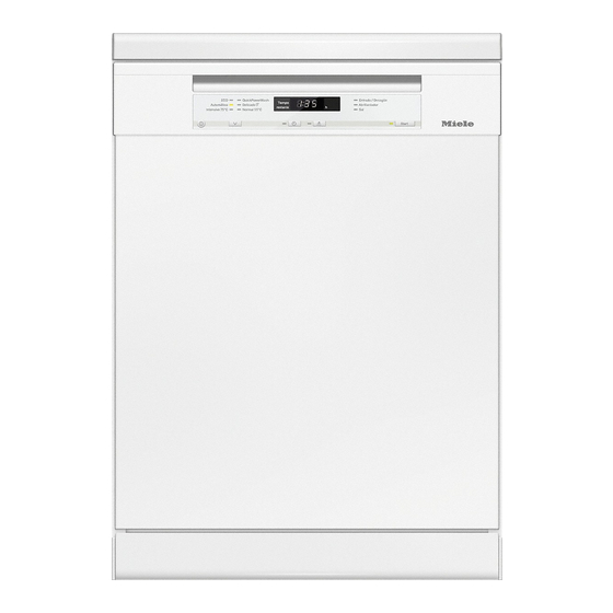 Miele G 6625 Operating Instructions Manual