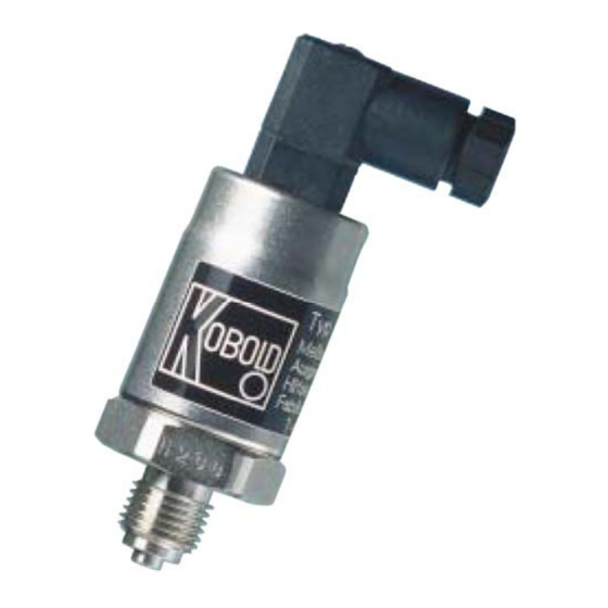 Kobold SEN-33 Series Operating Instructions Manual