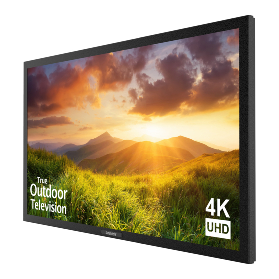 SunBriteTV SB-S-43-4K Outdoor TV Manuals