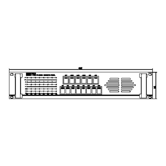Inter-m PM-9208 Monitor Panel Manuals