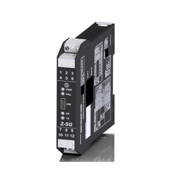 Seneca Z-SG User Manual