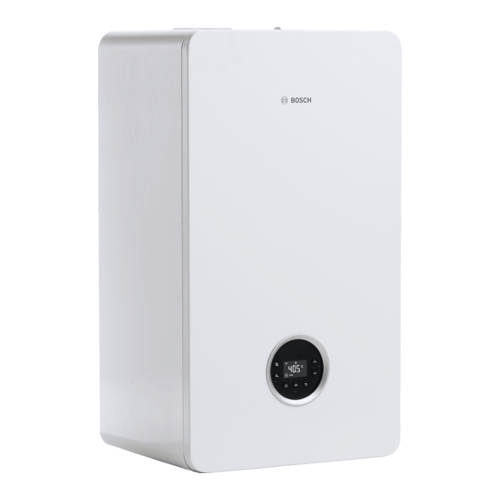 Bosch Condens 8300i W Operation Manual