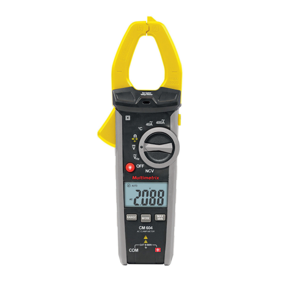 Multimetrix CM604 Manual