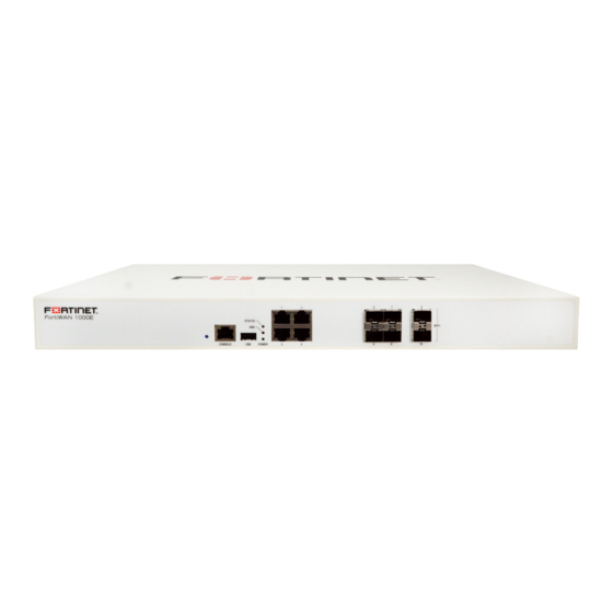 Fortinet FortiWAN 1000E Manuals