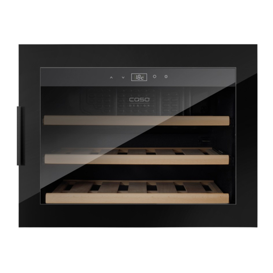 CASO DESIGN WineSafe 18 EB Black Original Operating Manual