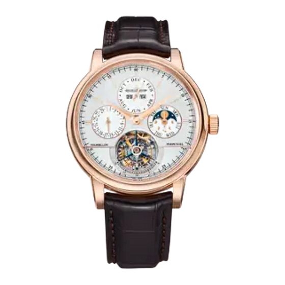 Jaeger-leCoultre MASTER GRANDE TRADITION Manual
