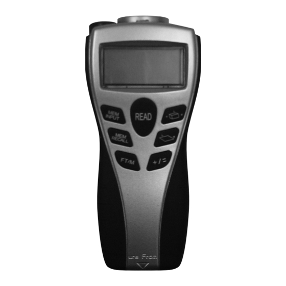 Pittsburgh  Laser Range Finder Instructions And Precautions