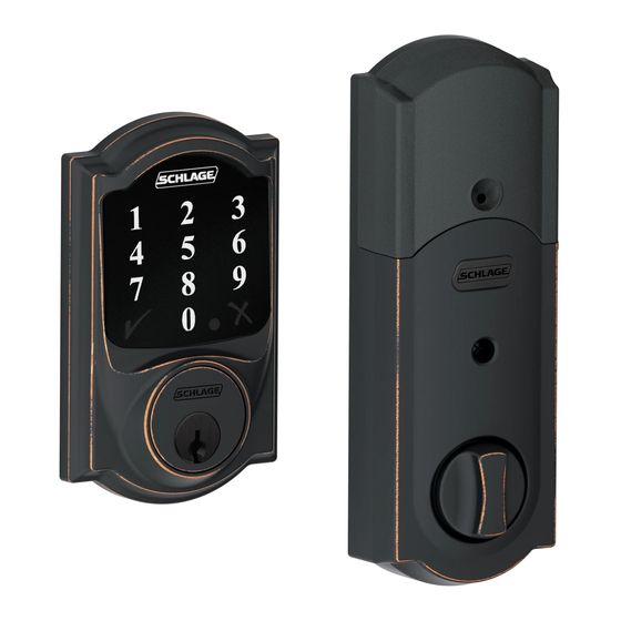 Schlage BE468 series User Manual