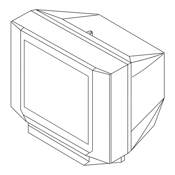 User Manuals: Sony TRINITRON KV-1499XF CRT Television