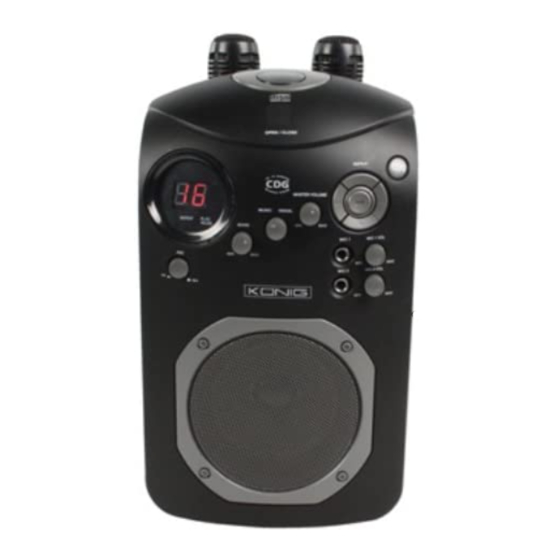 König Electronic HAV-KCD111 Manual