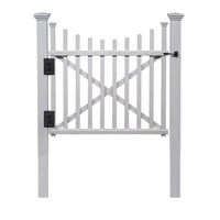 Zippity Manchester Vinyl Picket Gate with Posts Assemble Instruction