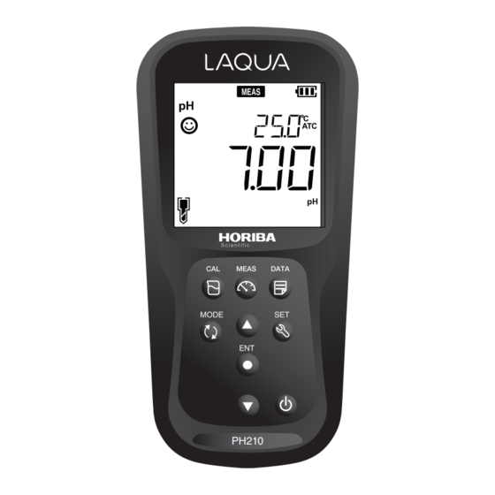 horiba LAQUA 200 Series Quick Manual