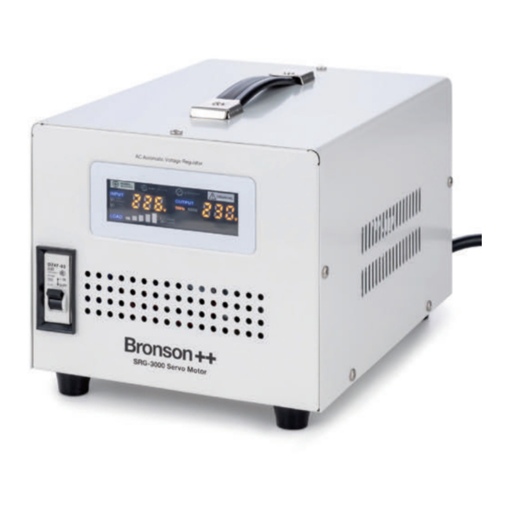 Bronson++ SRG 3000 Manuals