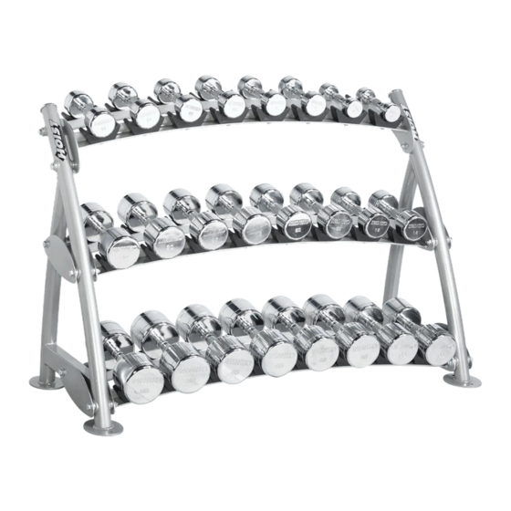 Hoist Fitness CF Commercial Freeweight CF-3462-3 Owner's Manual