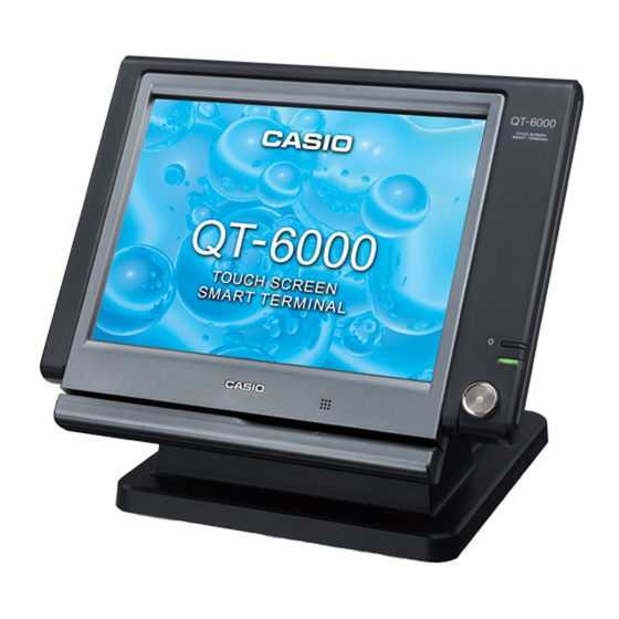 Casio QT-6000 User Manual