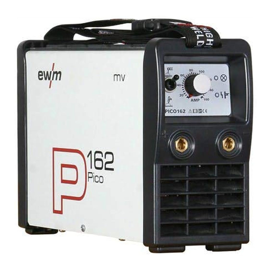 EWM Pico 162 Operating Instructions Manual