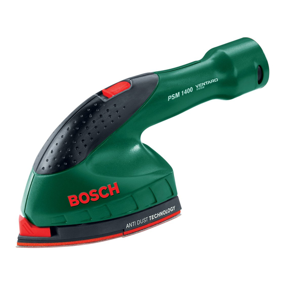 Bosch PSM VENTARO 1400 Manuals