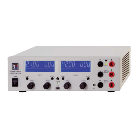 Elektro-Automatik PS 2342-06B Manual