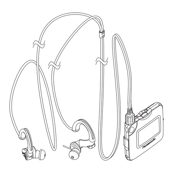 Panasonic WH-103JZ Hearing Instrument Manuals