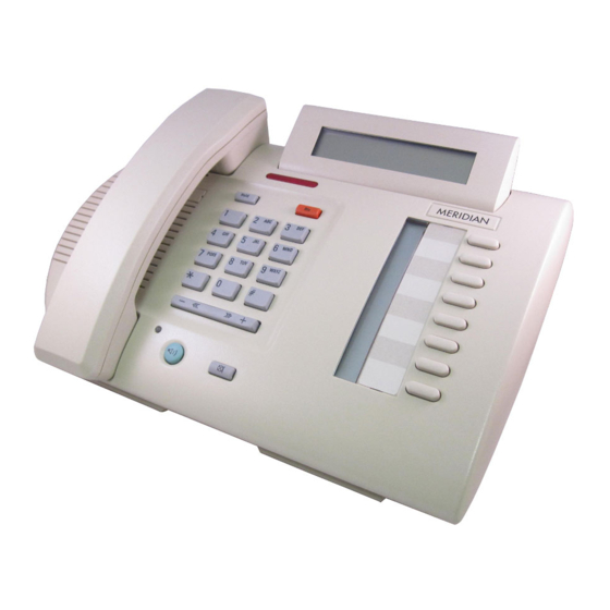 Meridian M3310 Digital Business Telephone Manuals