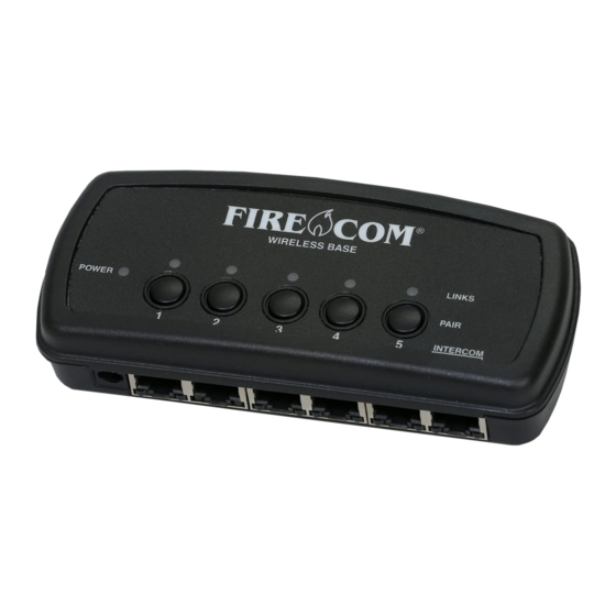 Sonetics Firecom 505 DECT7 User Manual