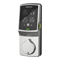 Lockly Satin Nickel Secure Plus Smart Lock Deadbols Installation Manual