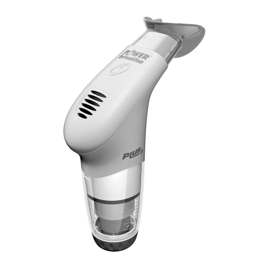 POWERbreathe Medic Plus - Makes Breathing Easier Manual