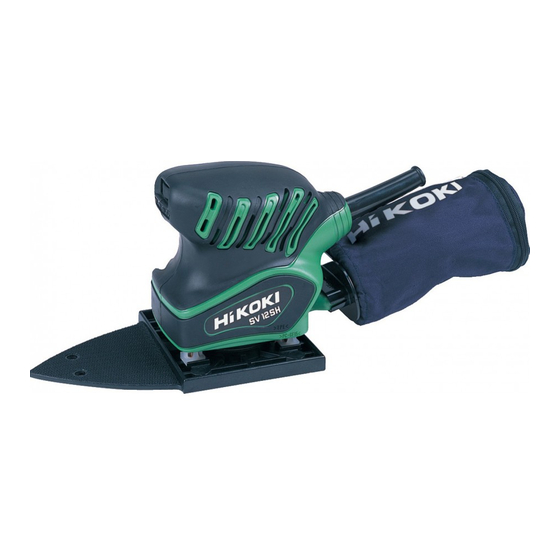 Hitachi Koki SV 12SH Handling Instructions Manual