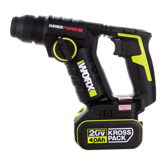 Worx WU380S Manuals