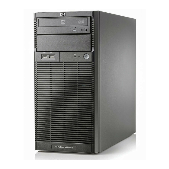 HP ProLiant ML110 G6 Datasheet