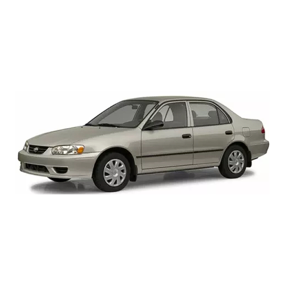 Toyota 2002 Corolla U Owner's Manual