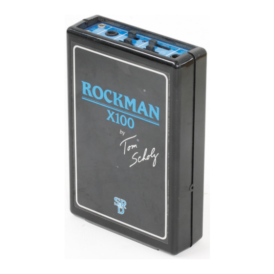 Rockman X100 Manuals