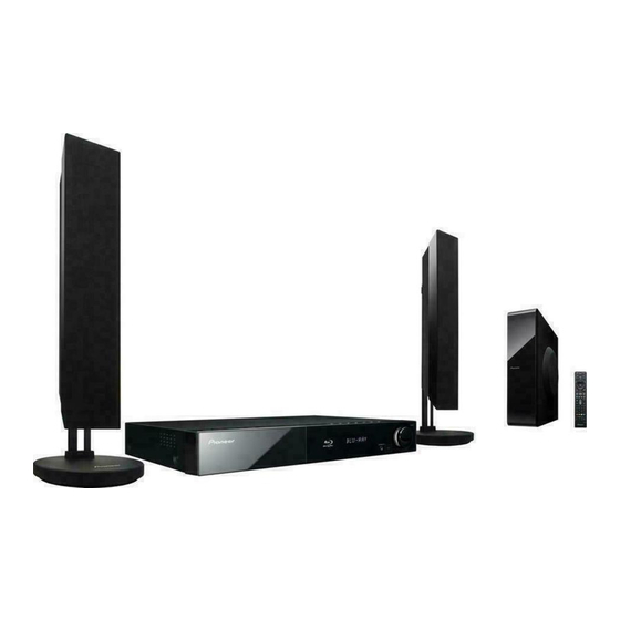 Pioneer BCS-FS505 Home Theater System Manuals