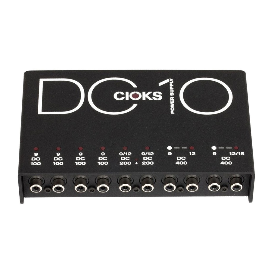 CIOKS DC10 User Manual