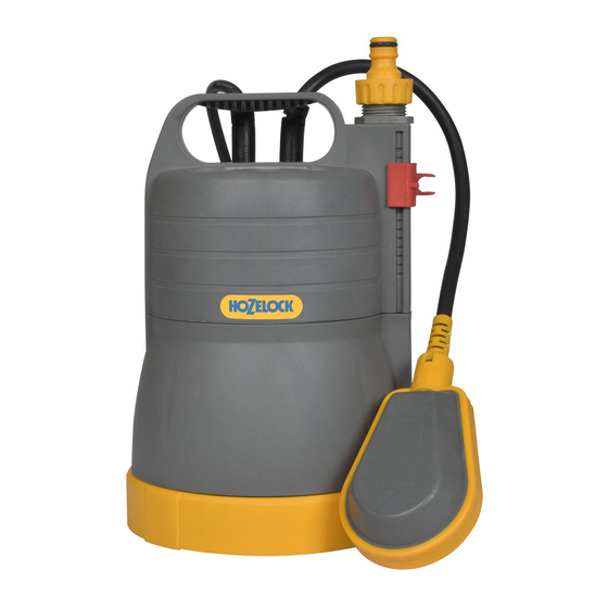 Hozelock Flowmax Collect 2200 User Manual