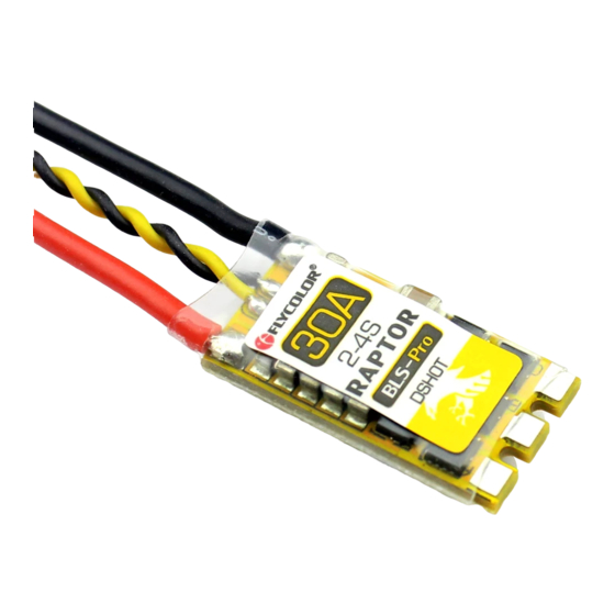 Flycolor Raptor BLS-Pro-20A User Manual