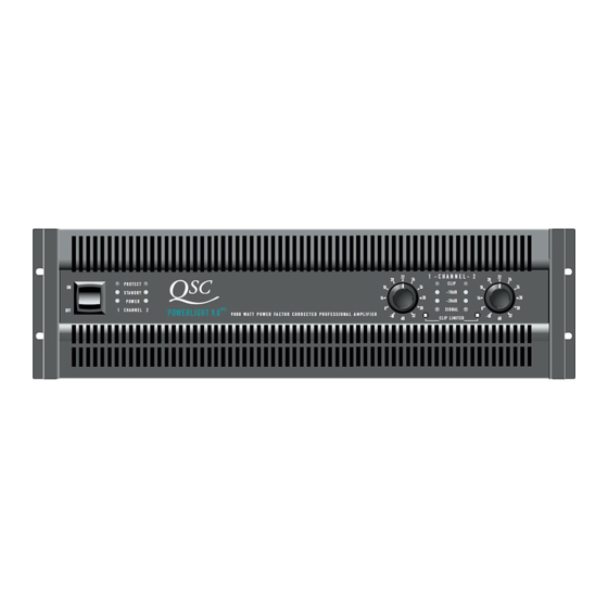 QSC PL-1.4 User Manual