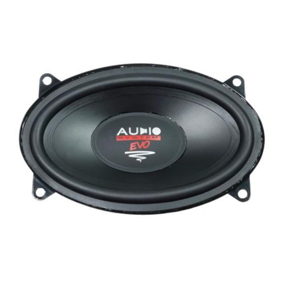 Audio System HX406 SQ EM EVO 3 User Manual