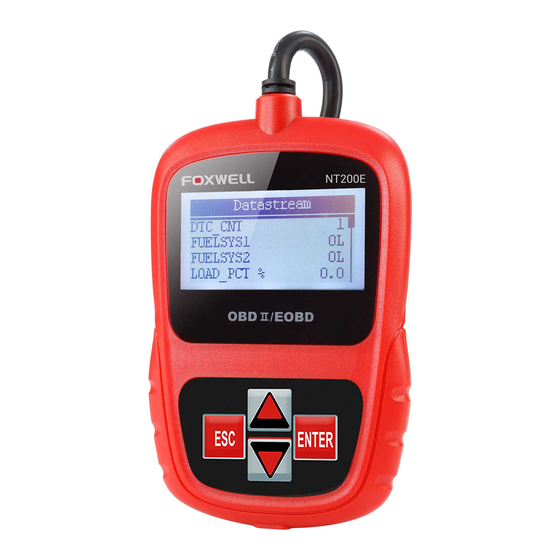 Foxwell NT200E Manual